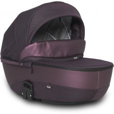 Детская коляска 2 в 1 Riko Nano Pro 05 Plum (бордовая кожа – бордовая ткань)